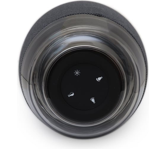 Беспроводная Bluetooth колонка Zetton с LED светомузыкой, 2 х 8Вт, серая ZTCEBTRGBSPG9RU