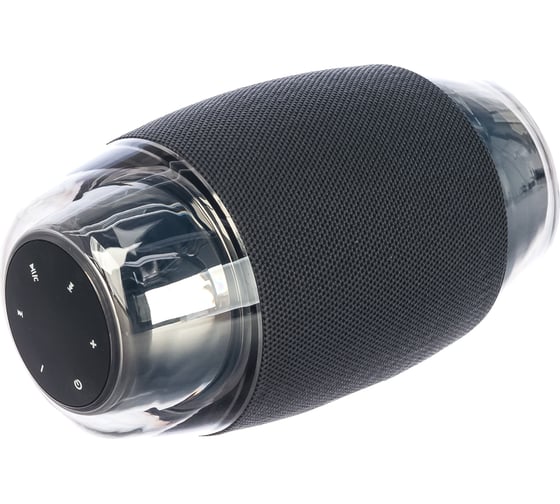 Беспроводная Bluetooth колонка Zetton с LED светомузыкой, 2 х 8Вт, серая ZTCEBTRGBSPG9RU 1