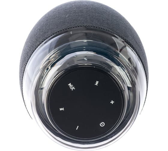Беспроводная Bluetooth колонка Zetton с LED светомузыкой, 2 х 8Вт, серая ZTCEBTRGBSPG9RU