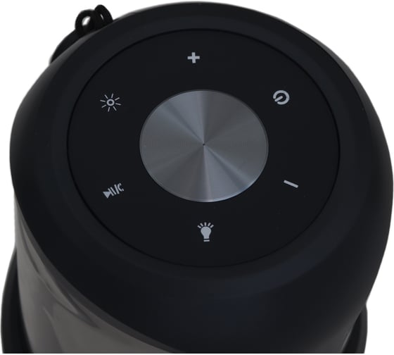 Беспроводная Bluetooth колонка Zetton с LED светомузыкой, 2 х 5Вт, серая ZTCEBTRGBSPG6RU