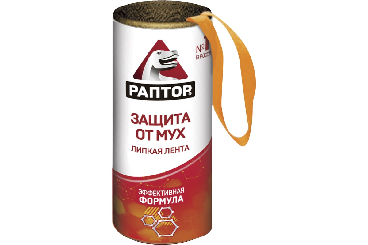 Штучная липкая лента от мух РАПТОР 12645 G1004 - выгодная цена, отзывы,  характеристики, фото - купить в Москве и РФ