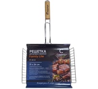 Решетка для барбекю Следопыт объемная Family Lite, 31x24x5 см PF-GR-22