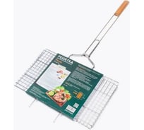 Решетка для гриля и барбекю Следопыт Picnic плоская 45x26x2 см PF-GR-18