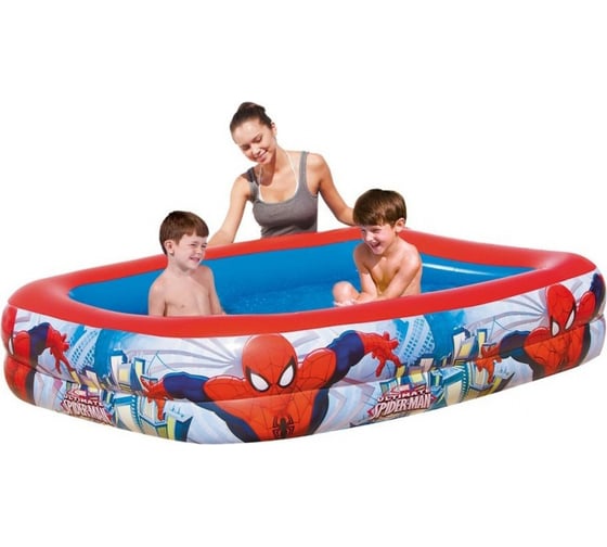Прямоугольный бассейн Bestway Spider-Man 201х150х51 см, 450 л 98011 BW 004897