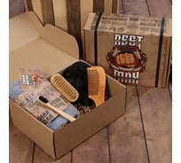 Подарочный набор Этель Best man полотенце и аксессуары (5 предметов) 10243081