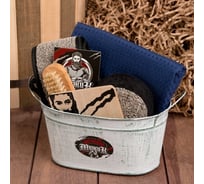 Подарочный набор Этель Мужик полотенце и аксессуары (6 предметов) 7546534