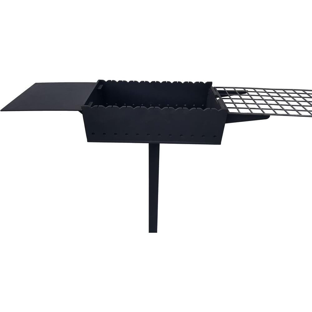 Антивандальный мангал (с грилем) под бетон Резка Металла 124 для мяса и ...