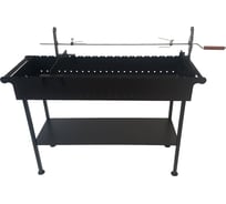 Мангал со съемным вертелом и вставкой Резка Металла толщина 4 мм 135