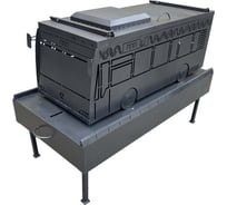 Мангал объемный 3D Резка Металла Автобус 251