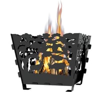 Очаг Лес Дизайн - кострище Резка Металла 743