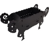 Мангал разборный Резка Металла Барашек толщиной 3мм 129