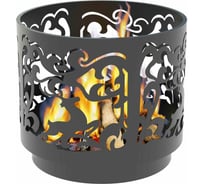 Очагс оленями, чаша для костра Резка Металла 742
