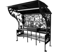 Мангал Резка Металла дизайнерский, Сказочный лес 290-3