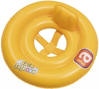 Двухкамерный круг для плавания с сиденьем и спинкой Bestway Swim Safe ступень А, 69 см 32027 BW 004800