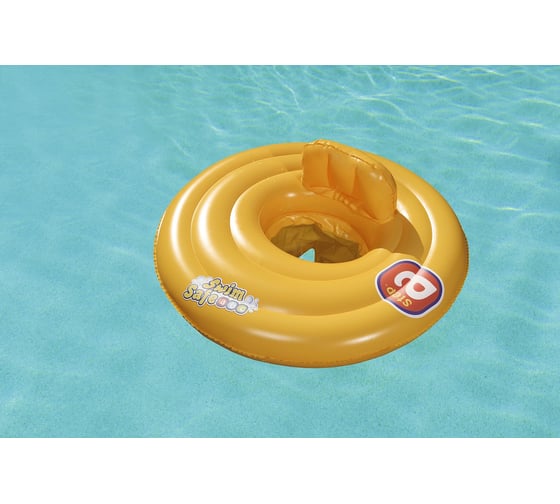 Трехкамерный круг для плавания с сиденьем и спинкой Bestway Swim Safe, ступень A, 69 см 32096 BW 004801