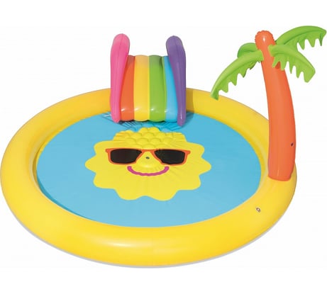 Детский игровой бассейн с принадлежностями Bestway Солнышко, 237х201х104 см, 225 л, от 2 лет 53071 BW 004857