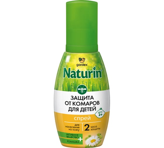 Спрей от комаров для детей с 2 лет Gardex Naturin, 75 мл 32734 1