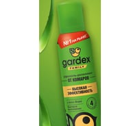 Аэрозоль-репеллент от комаров Gardex Family 150 мл 12653