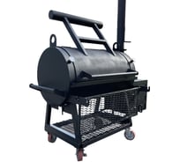 Смокер односекционный американский Резка Металла 8 мм тол., smoker, коптильня 512