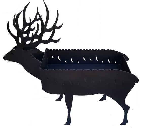 Мангал Резка Металла Олень сварной, большой 119 1