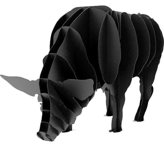 Мангал Резка Металла Поросенок объемный 3D 277