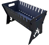 Мангал Резка Металла разборный, толщина 2 мм, две высоты жарки 341