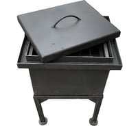 Коптильня на ножках с гидрозатвором Резка Металла 508