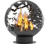 Костровая чаша Резка Металла Очаг Шар - Лес 752