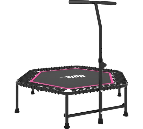 Батут UNIXline UNIX Line FITNESS Pink, 130 см, + BP TR130FITP