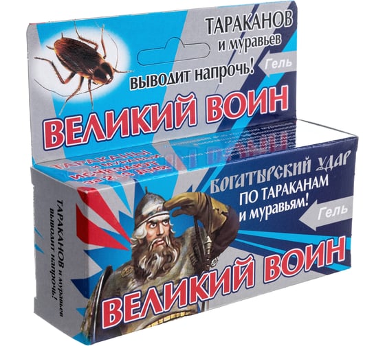 Гель от тараканов Ваше Хозяйство Великий воин 45 г 4620015694405