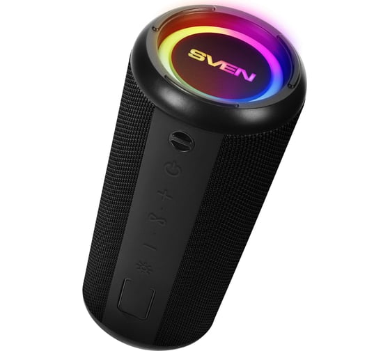 Колонка SVEN АС PS-315, черный (20 Вт, Waterproof (IPx6), TWS, Bluetooth, USB, microSD, 2000мАч) SV-021702 1