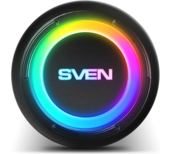 Колонка SVEN АС PS-315, черный (20 Вт, Waterproof (IPx6), TWS, Bluetooth, USB, microSD, 2000мАч) SV-021702