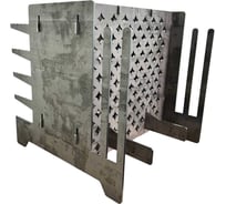 Разборный вертикальный мангал-плита НАЮ 5 из металла толщиной 3 мм ВМП5-С