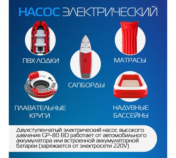 Электрический насос MARLIN GP-80 BD GP-80BD