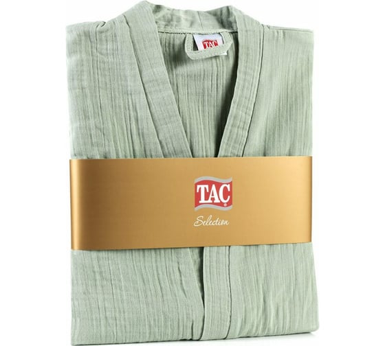 Муслиновый халат TAC 135 г/м2, размер L, YESIL, зеленый 1450-67256