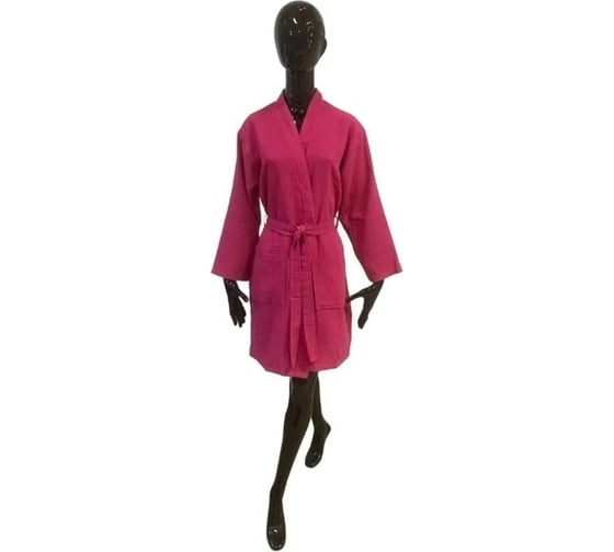 Муслиновый халат TAC 135 г/м2, размер S, FUCHSIA, фуксия 1450-67248 1