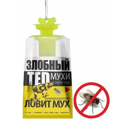 Пакет-ловушка от мух Злобный TED 60813