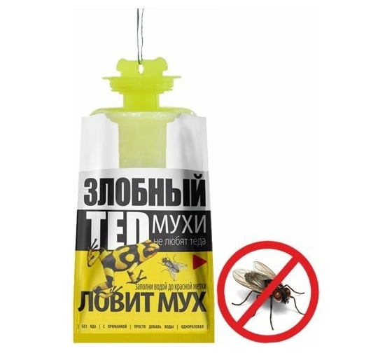 Пакет-ловушка от мух Злобный TED 60813 1