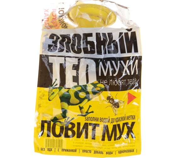Пакет-ловушка от мух Злобный TED 60813