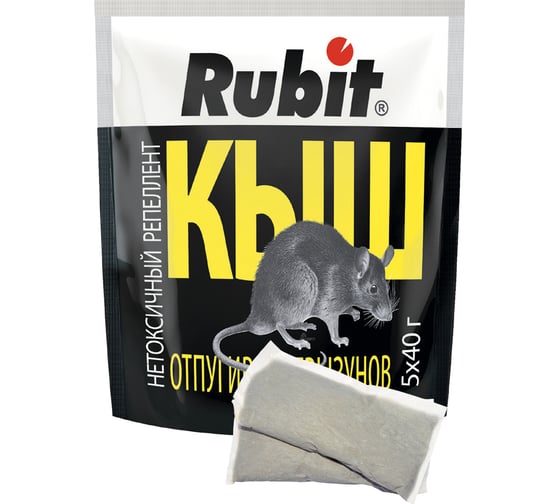 Репеллент от грызунов Rubit КЫШ 200 г А-5118 1