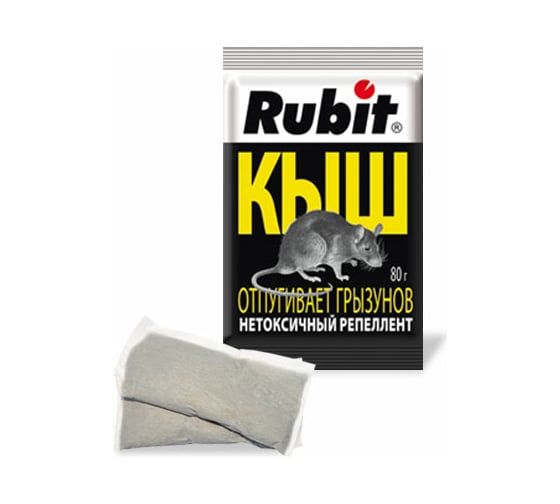 Репеллент от грызунов Rubit КЫШ 80 г 58995