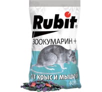 Зерновая смесь от грызунов Rubit зоокумарин+ 400 г 62453 16262271