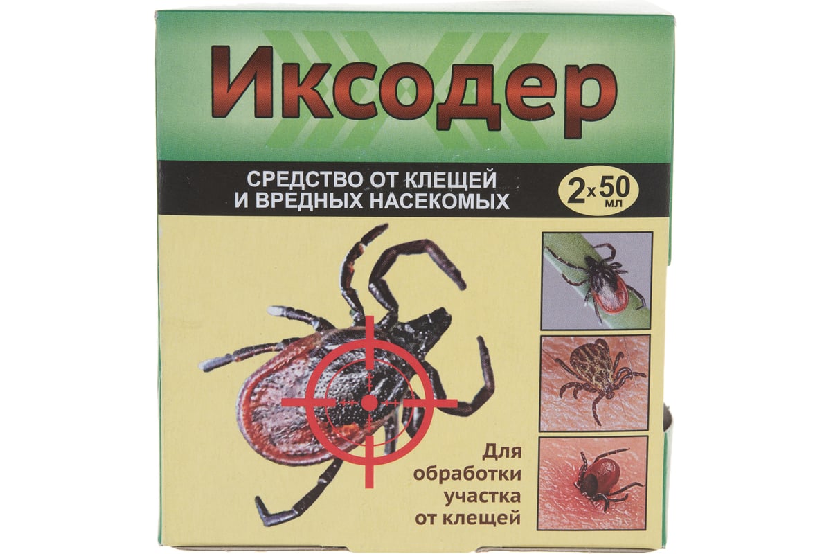 Средство против клещей Иксодер 2х50 мл 4680028944911