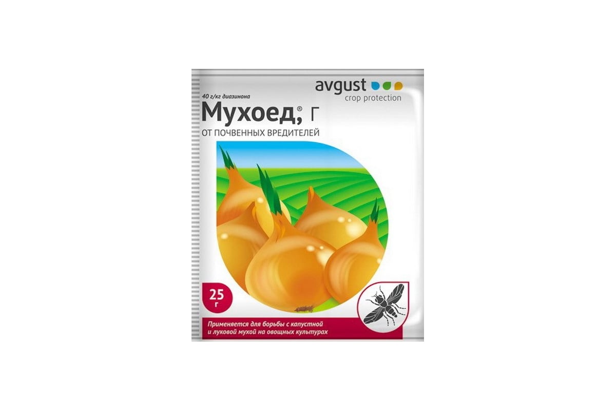 Гранулы от луковой мухи Avgust Мухоед, Г, 25 г A00060.3