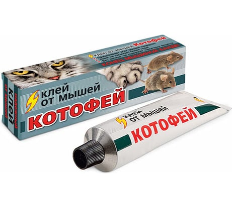 Клей от мышей и крыс Котофей 60 г 4607043202963