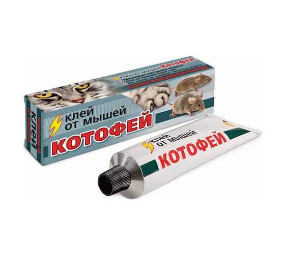 Клей от мышей и крыс Котофей 60 г 4607043202963