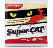 Приманка для борьбы с крысами и мышами Avgust Super-Cat, мягкий брикет, 100 г 96003866