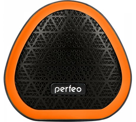 Bluetooth-колонка Perfeo TRIANGLE, черная/оранжевая, 30013685