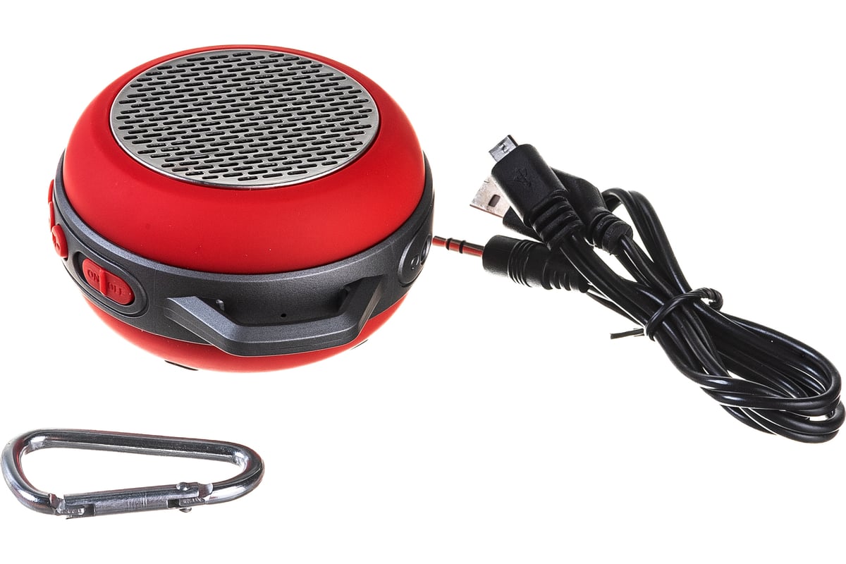 Bluetooth-колонка Perfeo SOLO, красная, 30009755 - выгодная цена .