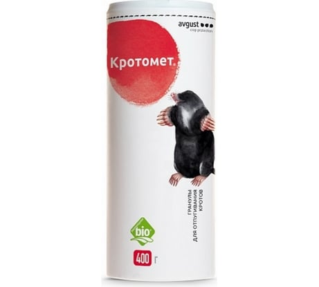 Гранулы для отпугивания кротов Avgust Кротомет 400 г 96006881